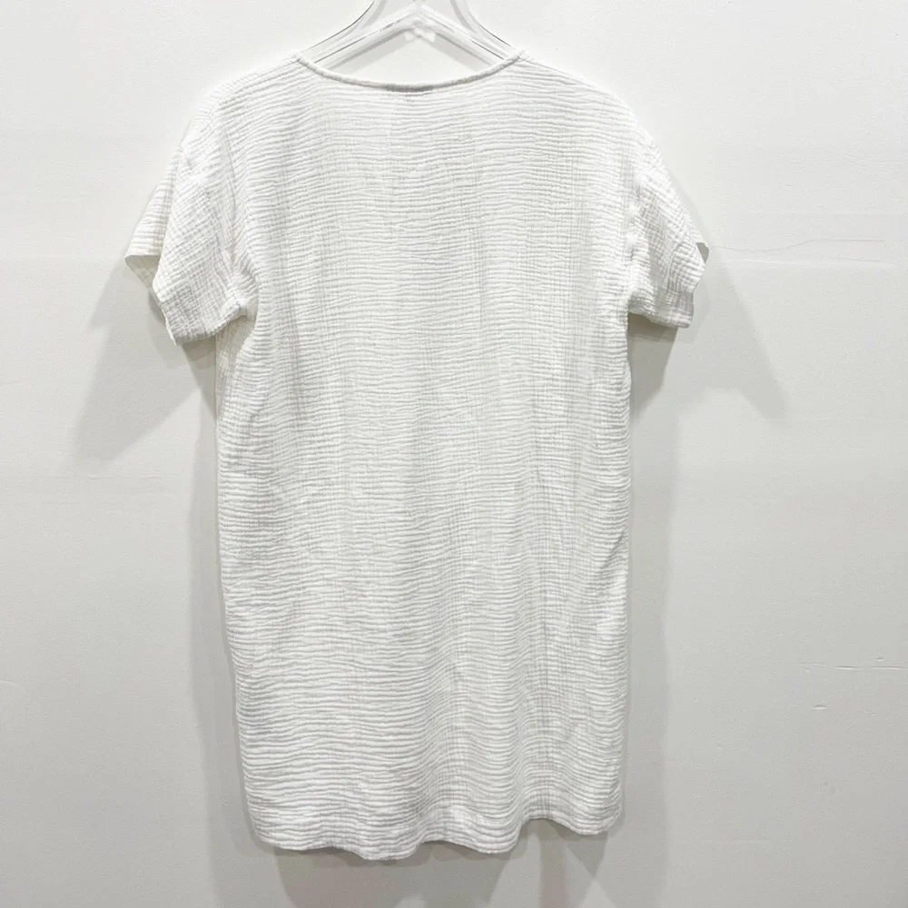 Madewell Cotton Gauze Cover-Up Tunic Dress MC129 Vacation Beach Summer Size XS